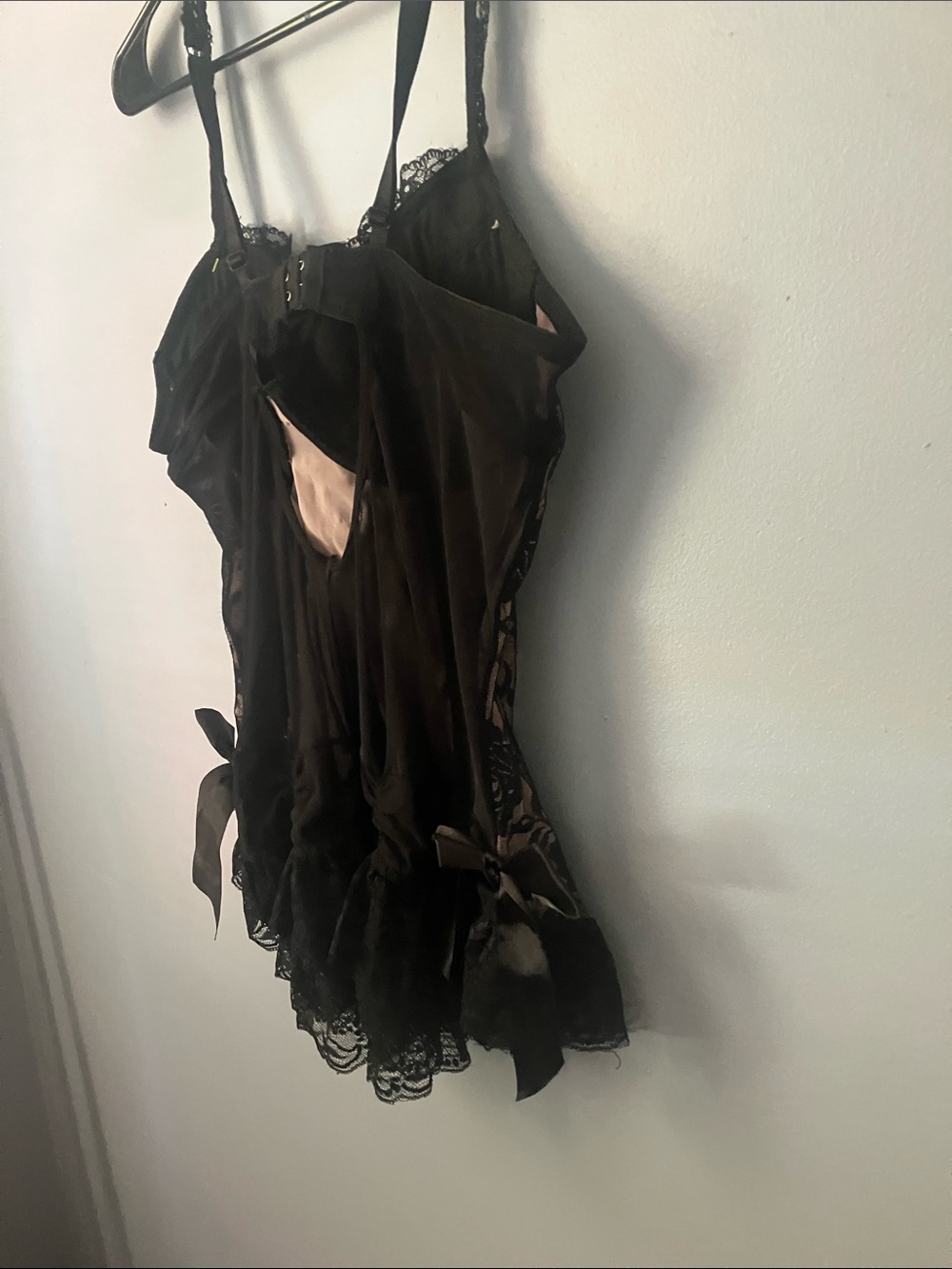 Agent Provocateur Black Lace Overlay Tan Bustier Corset Peplum - Picture 6 of 10